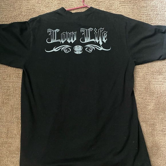 Low Life Black Graphic T-Shirt Shaka wear - Picture 3 of 3